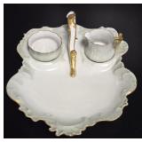 Giraud Limoges French Porcelain Breakfast Set by