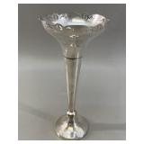 Birks Sterling Silver Trumpet Vase