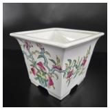 ACF Hong Kong Famille Rose Peach Porcelain Planter