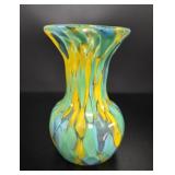 End-of-Day Spatter Glass Vase vtg