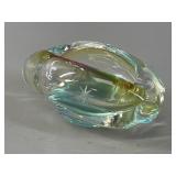 Czech Novy Bor Bohemian Art Glass Bowl 1960s