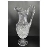 Crystal Lismore Tall Footed Pitcher