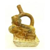 Pre-Columbian Peruvian Moche Erotic 'Copulation'