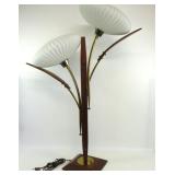 Large MCM Deena Lighting Biomorphic Walnut, B