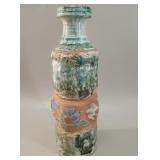 Gagnon, Tall Hand-Built Studio Pottery Vase