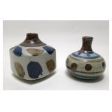 MCM Japanese Studio Pottery Bud Vases