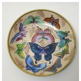 Chinese Guangdong Brass-Encased Butterfly Bowl