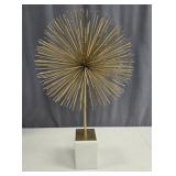 MCM Style Brass Starburst Sculpture After Curtis