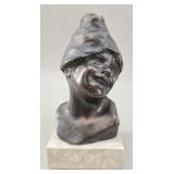 Bronze Scugnizzo Bust vtg