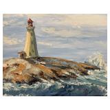 1972 Madeleine Pï¿½loquin -Reilly Peggy Cove Oil