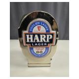 Harp Lager Beer Lighted Counted Display vtg
