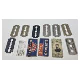 Lot of Antique Advertising Razor Blades