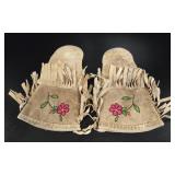 1960's Native First Nation Beaded Mittens