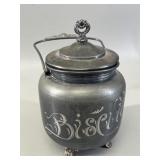 Monarch Plate Silver-Plated Biscuit Barrel