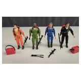 1983 Galoob The A-Team 3.75' Action Figure Lot