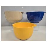 Set of 3 Colors Rosti Denmark Mixing Bowls