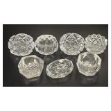 Collection of 7 American Brilliant Cut Glass