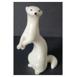 Porcelain fugurine weasel USSR Losmonov vintage