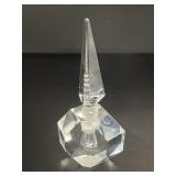Art Deco Style Crystal Perfume Bottle