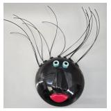 Signed Plum Foolish Ora Sterling Art Pottery Mask