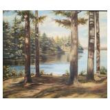 Marie-Ange Lï¿½vesque 'Douce quiï¿½tude' Oil on Canvas