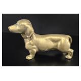 Mid-Century Brass Dachshund Figurine