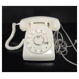 Northern Telecom Ivory White Rotary Phone