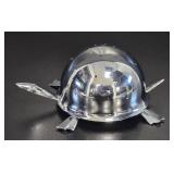 Chrome Irvingware Turtle for Hors D'Oeurve vtg