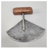 Inuit Ulu Knife with Wood Handle vtg