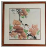 Lingnan Style Ink & Color Painting of Cicada