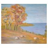 Canadian School Autumn Shoreline Oil