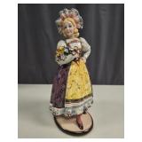Italian Cacciapuoti Style 'Lady with Flowers'