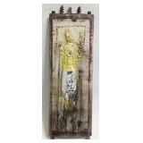 Marie-Denise Douyon Mixed Media Wood Assemblage