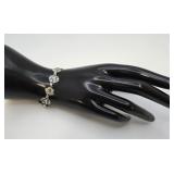 Antique Sterling Rosary & Rosr Medal Link Bracelet