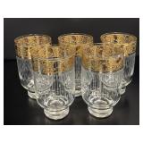 Moser Splendid Style 24K Gold Crystal Tumblers