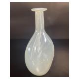 Mid-Century Opalescent Glass Onion Vase