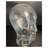 1970s Glass Head Sculpture/ Art Piero Fornasetti