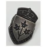 WWII Sterling Canadian General Service Army Pin
