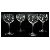4 Large Riedel Vinum Crystal Wine Glasses