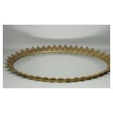 Guildcrest 24KT Gold Plated Mirrored Vanity Tray