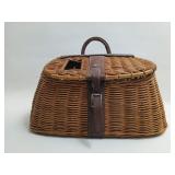 Vintage Wicker Fishing Creel