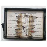 Vtg Selection de Nymphes Fly Box 12