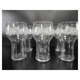 Pepsi-Cola Tiffany Style Goblet Glasses - Set of