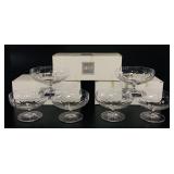 Set of 6 Mikasa Stephanie Crystal Dessert Bowls