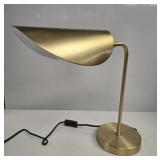 Mid-Century Modern Style Brass Leaf Desk Lamp