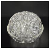 Domed Glass Flower Frog Vase Insert