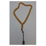Butterscotch Tasbih Prayer Beads vtg