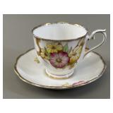 Royal Albert Petunia Cup and Saucer