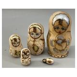 Russian Matryoshka Nesting Dolls, 5-Piece Set