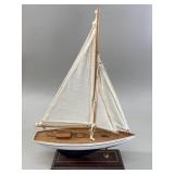 Model Yacht on Stand VTG